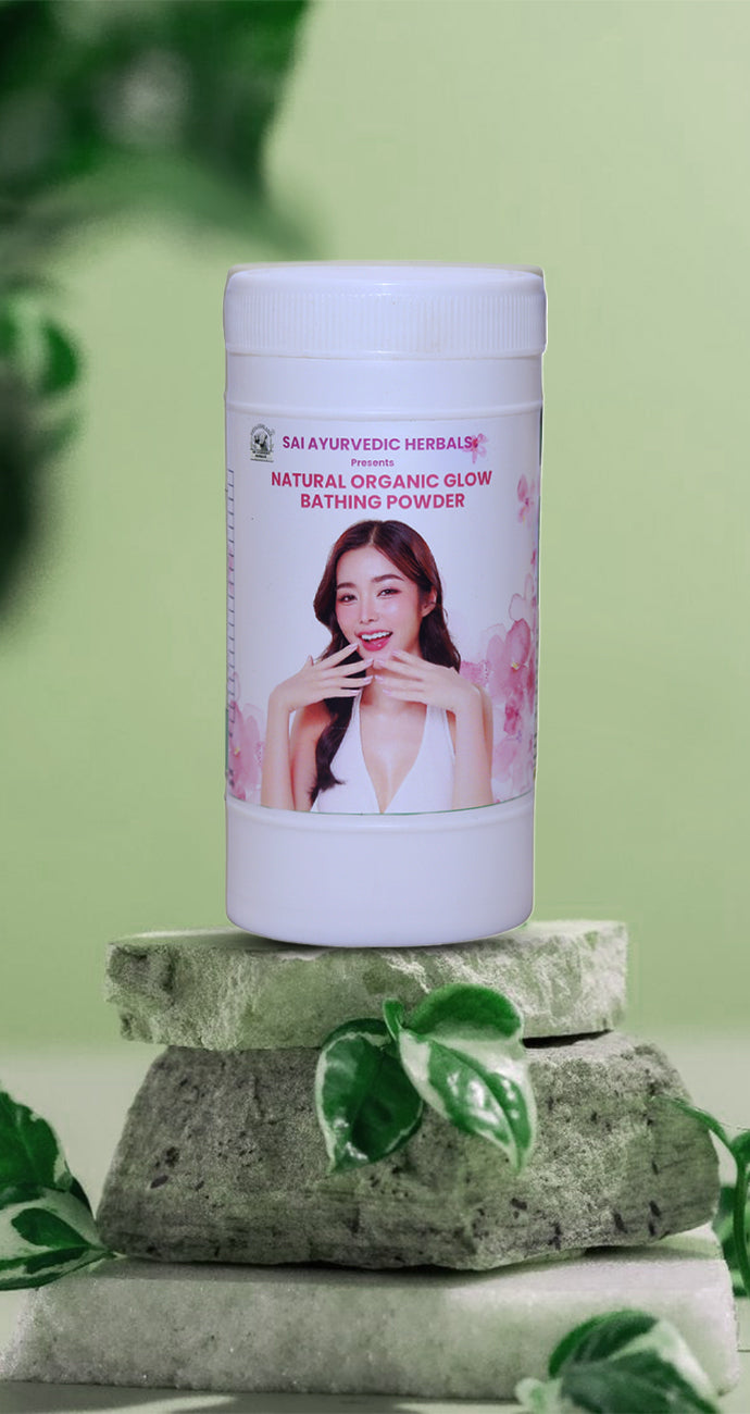 Natural Organic Glow Herbal Bathing Powder – 300gm
