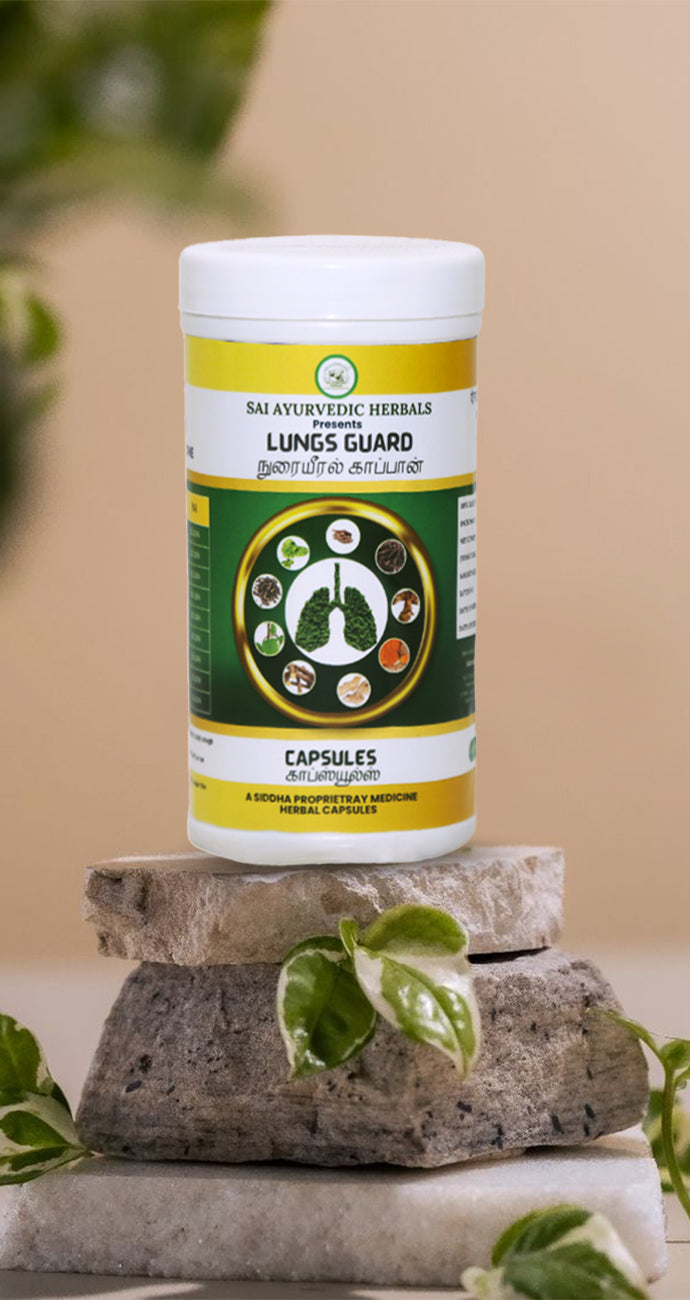 Lungs Wellness Herbal Capsules – Natural Body Support (500mg, 350 Capsules)