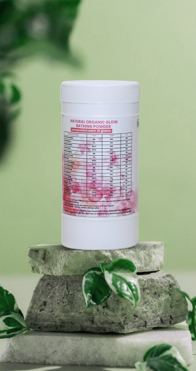 Natural Organic Glow Herbal Bathing Powder – 300gm