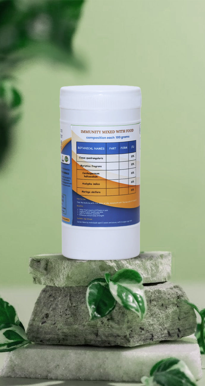 Immunity Support Herbal Chooranam – Mix with Food for Daily Wellness (300gm)