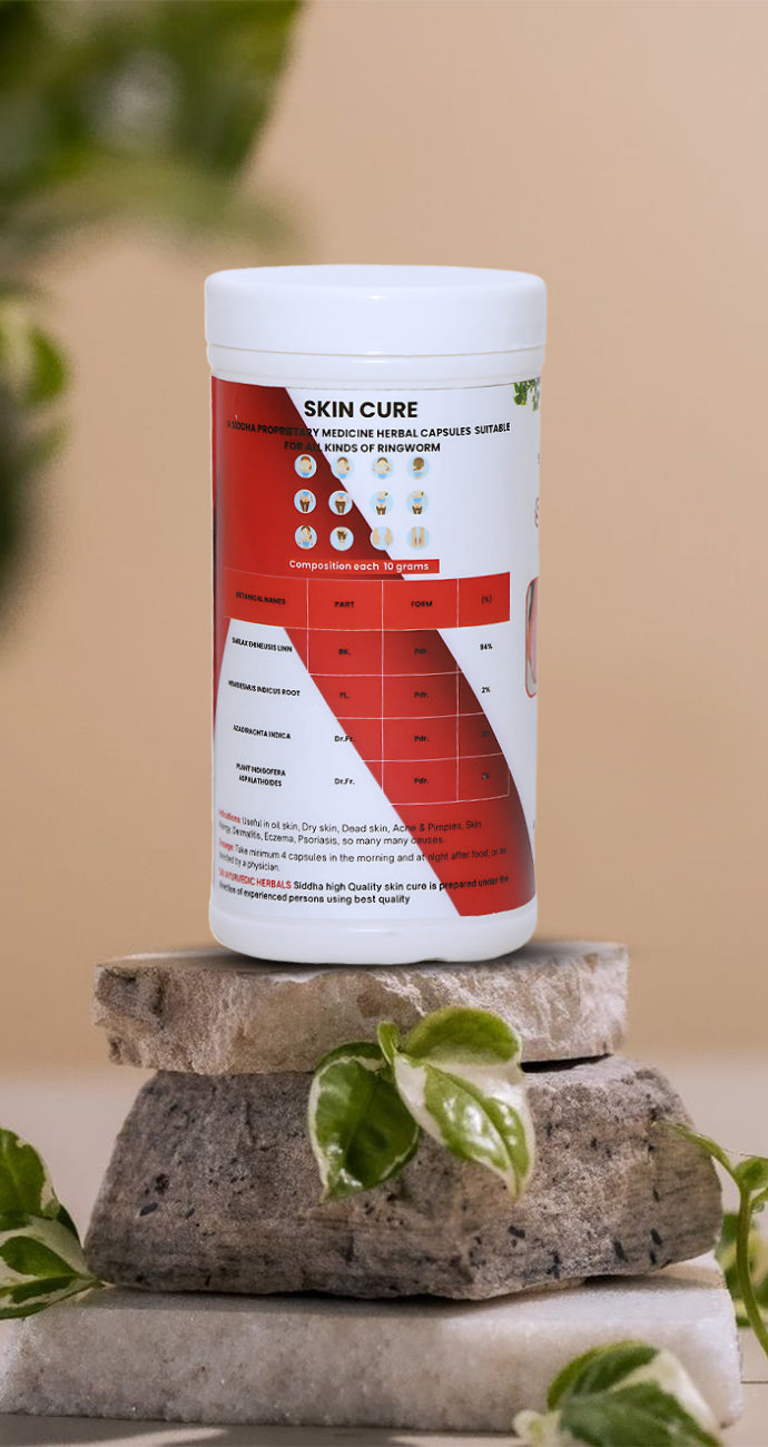 Skin Wellness Herbal Capsules – Natural Support for Healthy Skin (500mg, 350 Capsules)