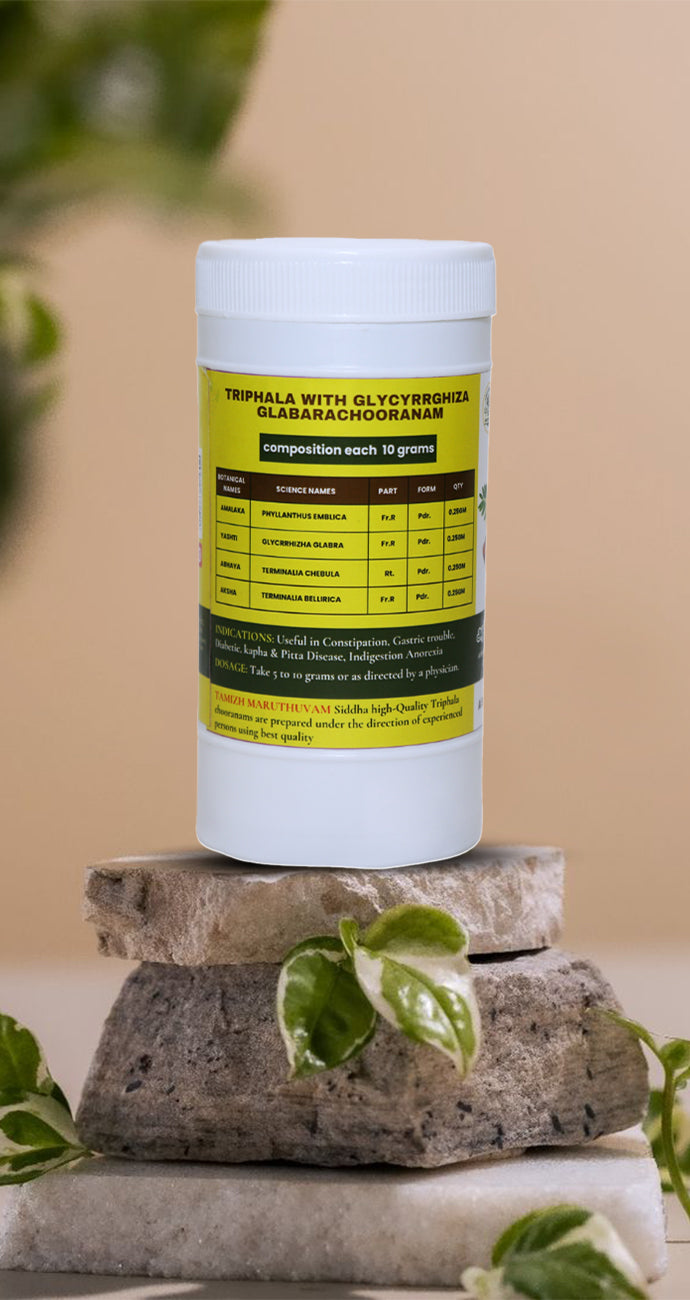 Triphala & Glycyrrhiza Glabra Herbal Capsules – Digestive & Wellness Support (500mg, 350 Capsules)